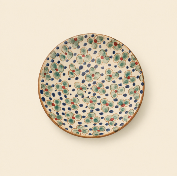 Flowers plate